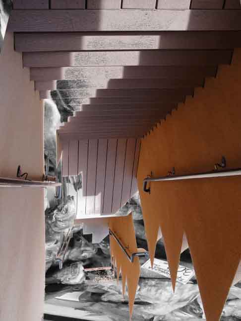  &ldquo;Steps&rdquo; altered photo &copy;2017 Maria Sky, All Rights Reserved - Steps at Moab</p>