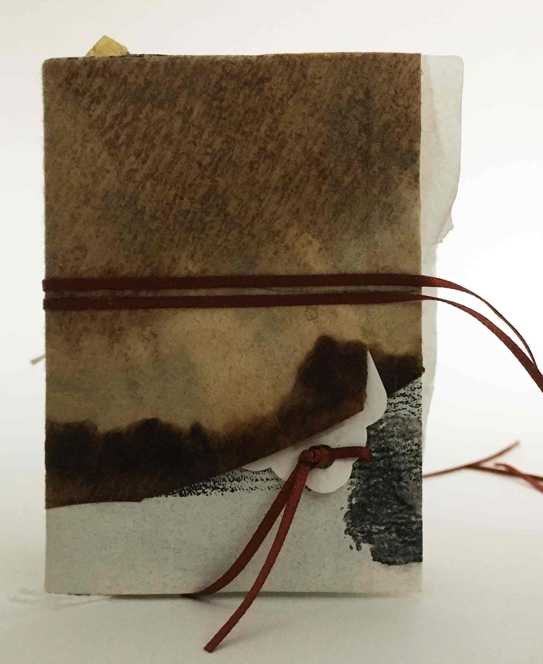 <em>&ldquo;Fennel&ldquo;</em>  • 2 x 3 in. mixed media  &copy;2020 Maria Sky, All Rights Reserved <p>Mini Books decorated with used coffee filters and drawings.</p>