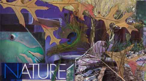 <em>&ldquo;Mes&ldquo;</em>  • 24x36 in. mixed media  &copy;2007 Maria Sky, All Rights Reserved <p>A close-up of the collage of everything I love</p>