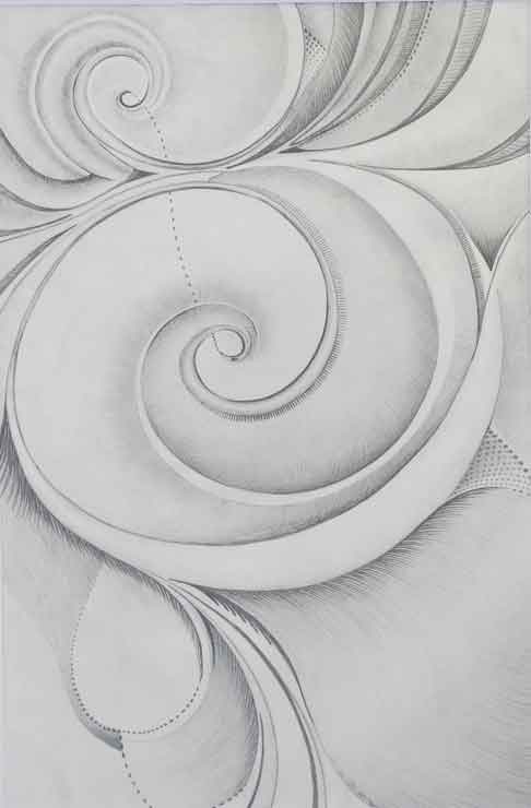  &ldquo;Swirls&rdquo; 11 x 17 inches, pencil &copy;2017 All Rights Reserved 