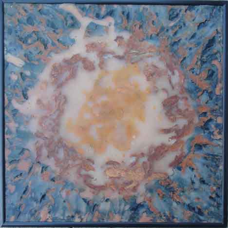 encaustict 16 x 20 inches, &copy;2017 Maria Sky, All Rights Reserved <p>Encaustic pattern</p>