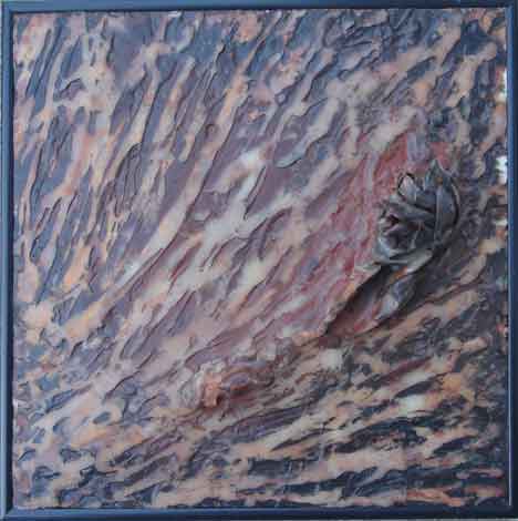 encaustict 16 x 20 inches, &copy;2017 Maria Sky, All Rights Reserved <p>Encaustic pattern</p>