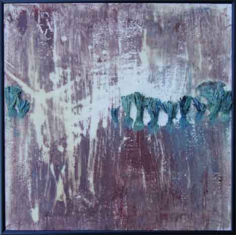 encaustict 16 x 20 inches, &copy;2017 Maria Sky, All Rights Reserved <p>Encaustic pattern</p>