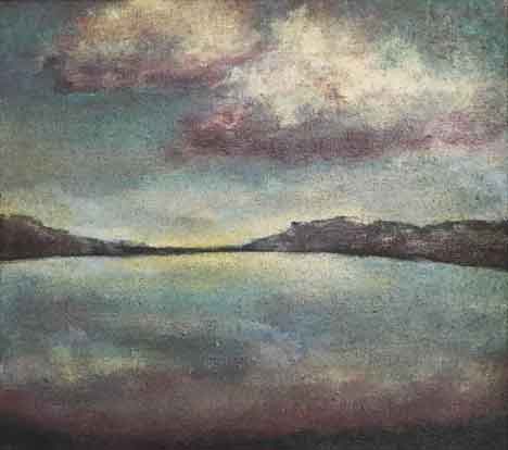  &ldquo;The Lake&rdquo; 11 x 14 inches, oil painting &copy;1972 All Rights Reserved <p>An oil painting of a lake.</p>
